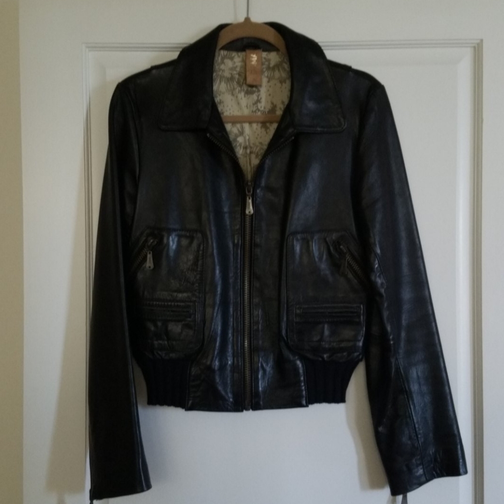 Leather jacket